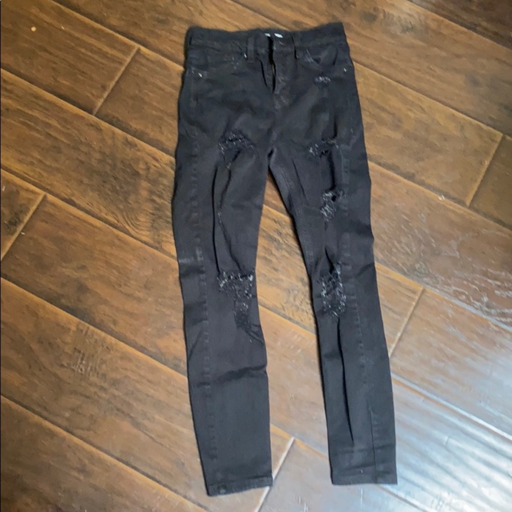 petite top shop all ripped skinny jeans NEW